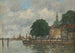 Dordrecht, nabrzeże portu - Eugène Boudin — widok dzieła