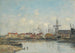 Dunkierka, stara przystań - Eugène Boudin — widok dzieła