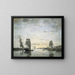 Wejście do portu, Le Havre - Eugène Boudin — oprawiony obraz na ścianie