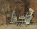 wnętrza bretońskiego, macierzyństwo - Eugène Boudin — widok dzieła