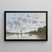 La Meuse à Dordrecht - Eugène Boudin — oprawiony obraz na ścianie