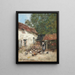 La Provende des Poules - Eugène Boudin — oprawiony obraz na ścianie