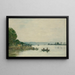 La Seine à Caudebec-en-Caux - Eugène Boudin — oprawiony obraz na ścianie