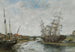 La Touques marée basse - Eugène Boudin — widok dzieła