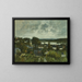 La Touques near Deauville - Eugène Boudin — oprawiony obraz na ścianie