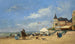 Plaża w Trouville - Eugène Boudin — widok dzieła