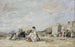 Damy w białym na plaży w Trouville - Eugène Boudin — widok dzieła