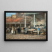 L'Ancien marché aux poissons, Bruksela - Eugène Boudin — oprawiony obraz na ścianie