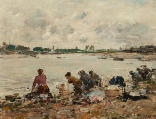 Eugne Boudin - Laveuses au bord de la Touques.webp