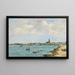 Le Croisic vue générale prise de Pempron - Eugène Boudin — oprawiony obraz na ścianie