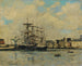 Le Havre, basen Bassin de la Barre - Eugène Boudin — widok dzieła