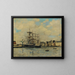 Le Havre, basen Bassin de la Barre - Eugène Boudin — oprawiony obraz na ścianie