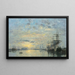 Le Havre, basen Eure - Eugène Boudin — oprawiony obraz na ścianie
