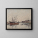 Le Havre, basen de la Barre - Eugène Boudin — oprawiony obraz na ścianie