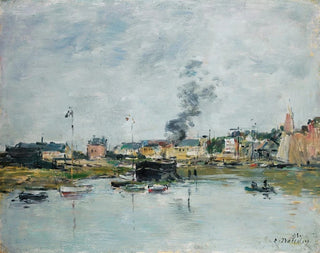 Eugne Boudin - Le Port De Trouville.webp
