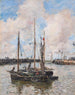 L'entrée du port de Trouville - Eugène Boudin — widok dzieła