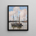 L'entrée du port de Trouville - Eugène Boudin — oprawiony obraz na ścianie