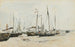 Łodzie - Eugène Boudin — widok dzieła