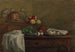 Martwa natura z odwróconym filiżanką - Eugène Boudin — widok dzieła