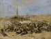 Przebaczenie św. Anny-la-Palud - Eugène Boudin — widok dzieła