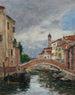 Mały kanał w Wenecji - Eugène Boudin — widok dzieła
