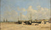 Plage de Berck, marée basse - Eugène Boudin — widok dzieła