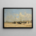 Plage de Berck, marée basse - Eugène Boudin — oprawiony obraz na ścianie