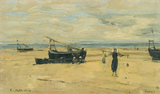 Eugne Boudin - Plages Echouees.webp