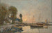 Plougastel Le passage du bac - Eugène Boudin — widok dzieła
