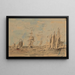 Port - Eugène Boudin — oprawiony obraz na ścianie