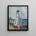 La princesse Pauline Metternich na plaży - Eugène Boudin — oprawiony obraz na ścianie