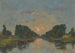 Saint-Valery-sur-Somme, efekt księżyca na kanał - Eugène Boudin — widok dzieła