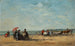 Scena plażowa (Konflikt przypadków) - Eugène Boudin — widok dzieła