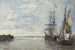Wyjście z portu - Eugène Boudin — widok dzieła