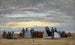 Plaża w Villerville - Eugène Boudin — widok dzieła