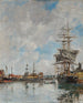 Le bassin de Deauville - Eugène Boudin — widok dzieła