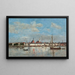 Le Quai à Anvers - Eugène Boudin — oprawiony obraz na ścianie