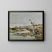 Trouville, port - Eugène Boudin — oprawiony obraz na ścianie