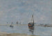 Trouville przy niskim przypływie - Eugène Boudin — widok dzieła