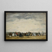 Wakacyjni na plaży w Trouville - Eugène Boudin — oprawiony obraz na ścianie