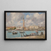 Wenecja San Giorgio - Eugène Boudin — oprawiony obraz na ścianie