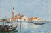 Wenecja, kościół San Giorgio - Eugène Boudin — widok dzieła