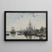 Widok Bordeaux z Quai des Chartrons - Eugène Boudin — oprawiony obraz na ścianie