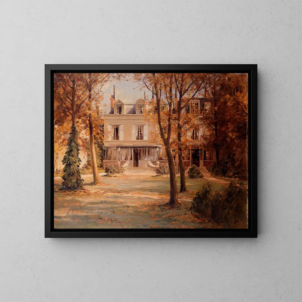 La Maison de Victor Hugo, Paryż, aleja d'Eylau - Eugène Bourgeois — oprawiony obraz na ścianie