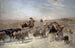 La Descente des troupeaux - Eugène Burnand — widok dzieła