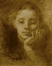 Tête de femme - Eugène Carrière — widok dzieła