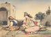 Para marokańska na ich tarasie - Eugène Delacroix — widok dzieła