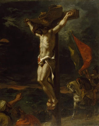 Le Christ sur la croix - Eugène Delacroix — widok dzieła