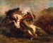 Kolizja maureskich jeźdźców - Eugène Delacroix — widok dzieła
