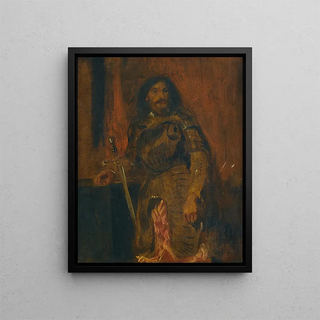 Eugne Delacroix - Etude De Vicentini en Armure.webp